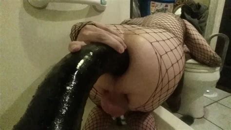 Huge Colossal Dildo In The Shower Anal Sissy Hd Tranny