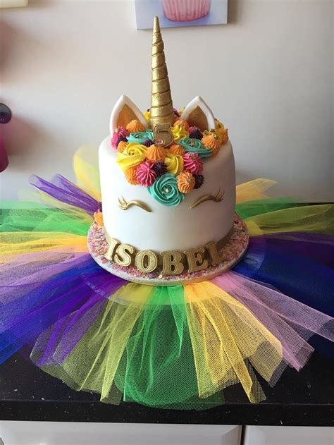 Unicorn Birthday Cake Decorated Cake By Donnajanecakes Cakesdecor