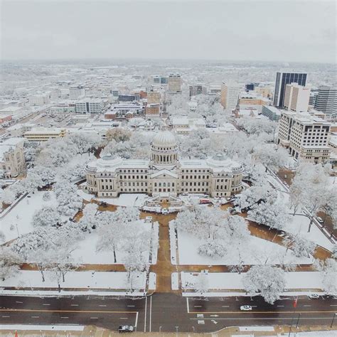 120817 Record Snowfall Jackson Ms Mississippi Stunning View