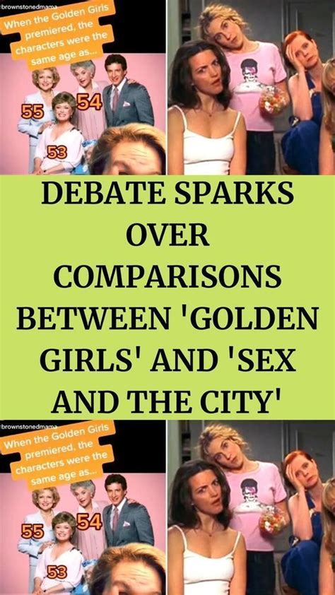 Debate Sparks Over Comparisons Between Golden Girls And Sex And The City In 2022 Sex And