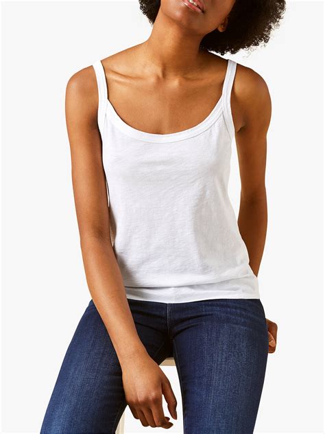 White Stuff Stitch Cotton Cami Vest Top At John Lewis And Partners