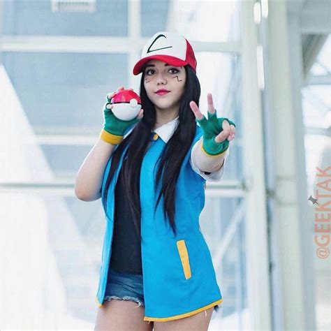 geektak on instagram “ namine ash ketchum cosplay pokemon nintendo”