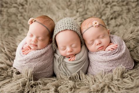Newborn Session With Triplets Brandon Lily And Brandon