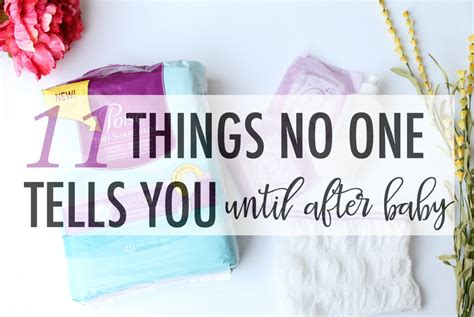 11 Things No One Tells You Until After Baby Seven Graces