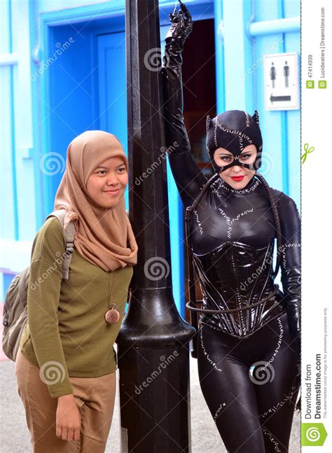Comics provide such a rich vein of female objectification that female character's ranks on the comic buyer's guide's 100 sexiest women in comics list is treated as important information on wikipedia. Catwoman Editorial Stock Image - Image: 47414939