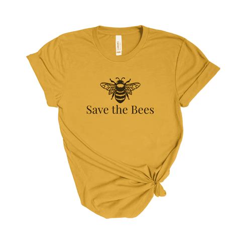 Save The Bees Shirt Environmental T Shirts Janee Michal