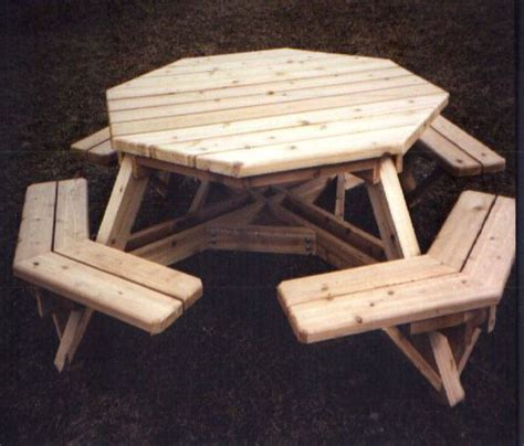 Octagon Picnic Table Plans Free How To Build Diy Woodworking Blueprints Pdf Download Wood Work