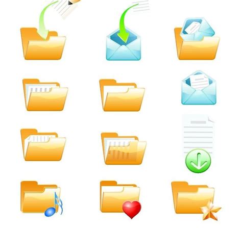 Vector Open Folder Icon Pack Free Download For Windows 8 From
