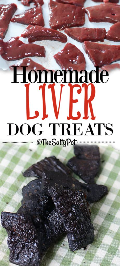 Bubbas Homemade Liver Dog Treats The Salty Pot