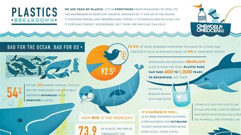Oceanplastic The Plastics Breakdown An Infographic Ocean