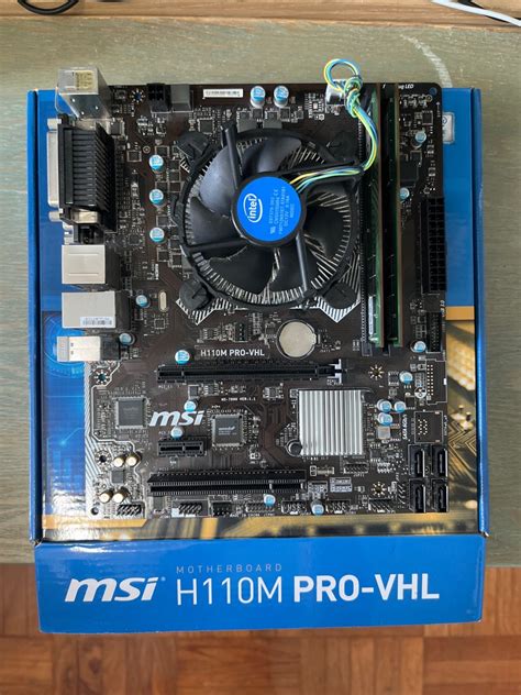I5 7400 And Msi H10m Pro Vhl 16gb Ram Computers And Tech Parts