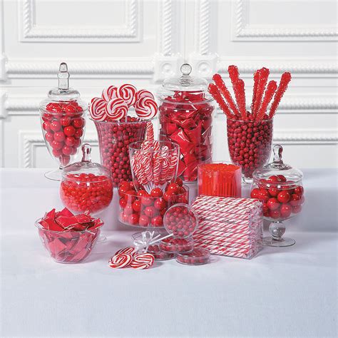 Red Candy Buffet for Christmas Wow your guests with a candy buffet