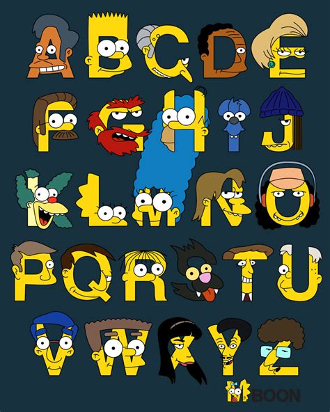 Image The Simpsons Alphabet Simpsons Wiki Fandom Powered By Wikia