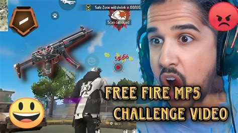 Mp5 Challenge Video Free Fire Max 😄 Odiare Youtube