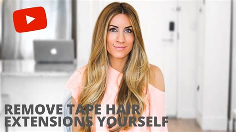 The next step is to also use remover on the sticky side of the removed tapes because a certain amount. HOW TO REMOVE TAPE IN EXTENSIONS AT HOME - YouTube