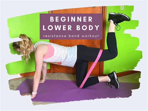 Beginner Lower Body Resistance Band Workout | Better By The Beat