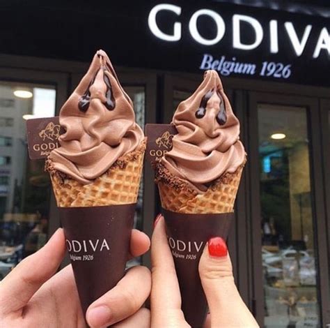 Food Porn On Twitter Godiva Chocolate Ice Cream Cones
