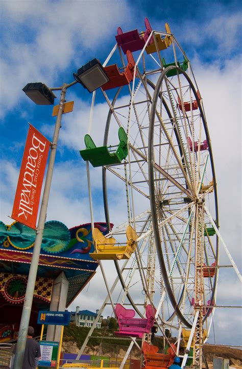 Ferris Wheel At Santa Cruz Boardwalk Photomato Flickr