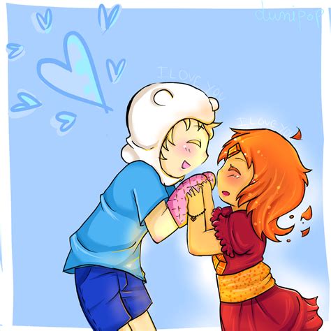 Finn X Flame Princess By Lumipop On Deviantart