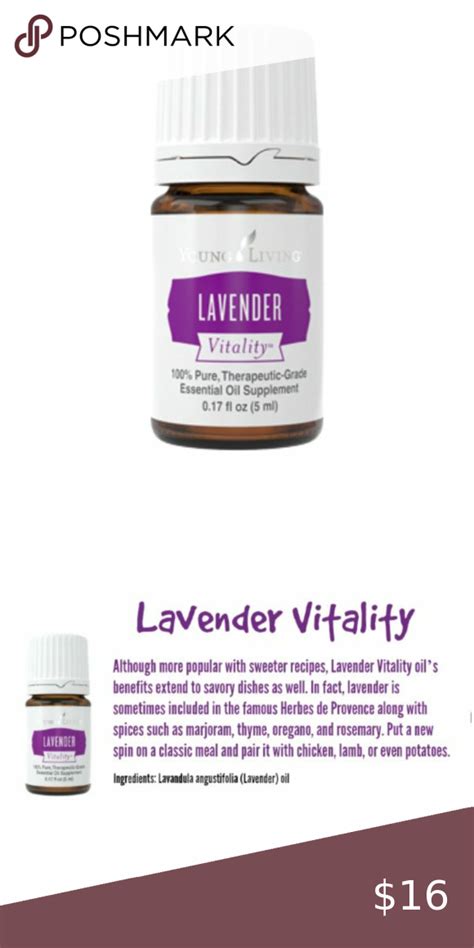 Young Living Lavender Vitality 5ml Oil Recipes Young Living Lavender