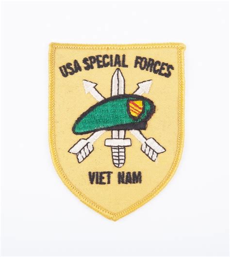 Vietnam War Us 5th Special Forces Veterans Patch M1 Militaria