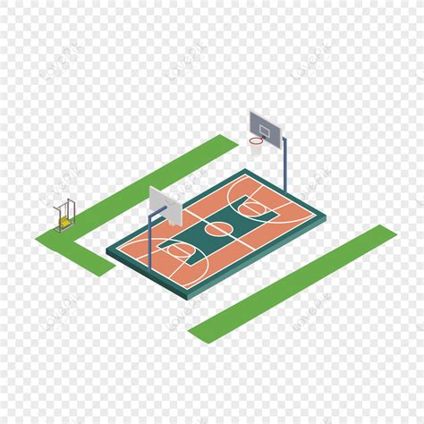 籃球場png圖案素材免費下載，可愛卡通圖片，尺寸1100 × 1100px Lovepik