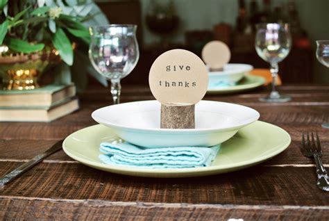 Diy Log Place Card Holders · How To Make A Place Card