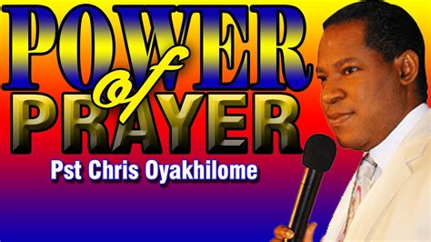 Power Of Prayer 2021 Pst Chris Oyakhilome Youtube
