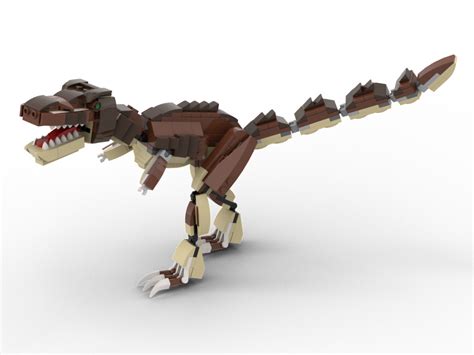 Lego Moc Allosaurus Dinosaur By Gabizon Rebrickable Build With Lego