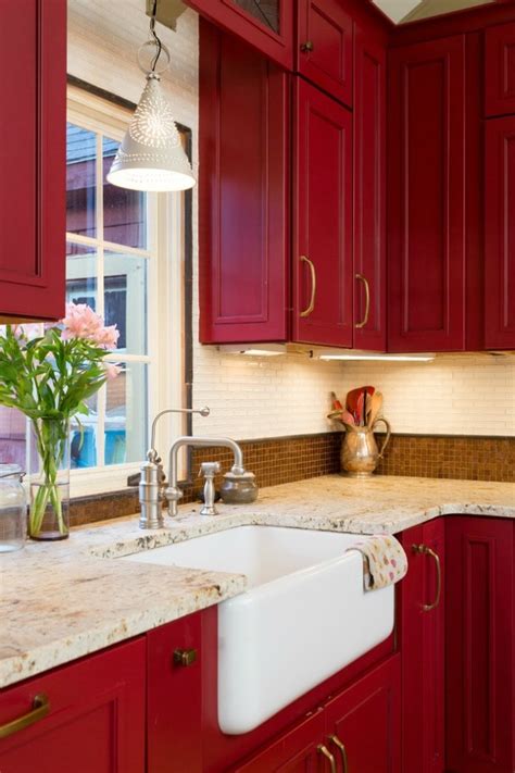 Ideas for brightening the kitchen with color 20 Beautiful Kitchen Cabinet Colors - A Blissful Nest