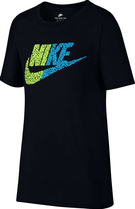 Nike Boys Sportswear Half Futura Graphic Tee Size Xl Black Nike