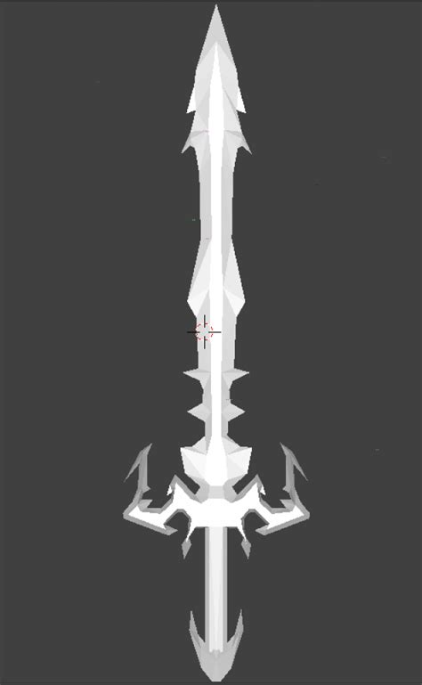 Fantasy Sword Free 3d Model 3ds Obj Blend Fbx Free3d