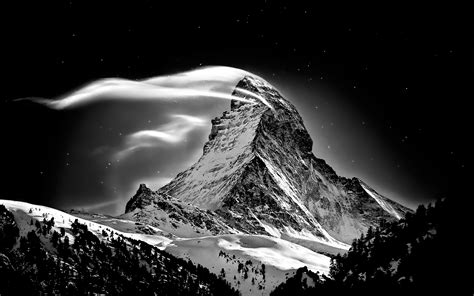 Matterhorn Starry Sky Wallpapers Wallpaper Cave