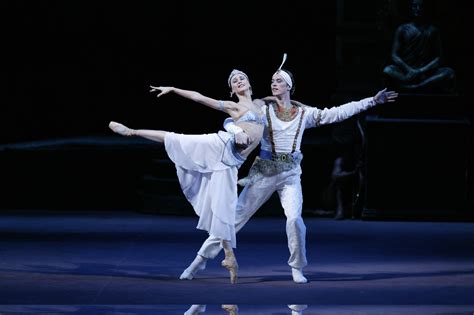 Svetlana Zakharova And Andrei Uvarov Of Bolshoi Ballet In La Bayadère
