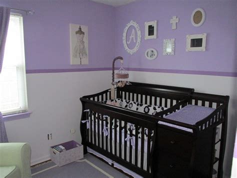 Purple and White Nursery - Project Nursery | Purple baby rooms, Purple nursery decor, Purple ...