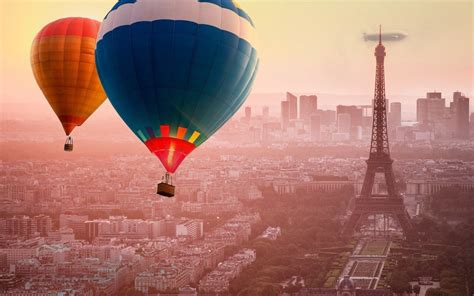 paris hot air balloons wallpapers hd desktop  mobile backgrounds
