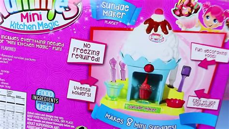Yummy Nummies Ice Cream Sundae Maker Machine Playset Toy Review By