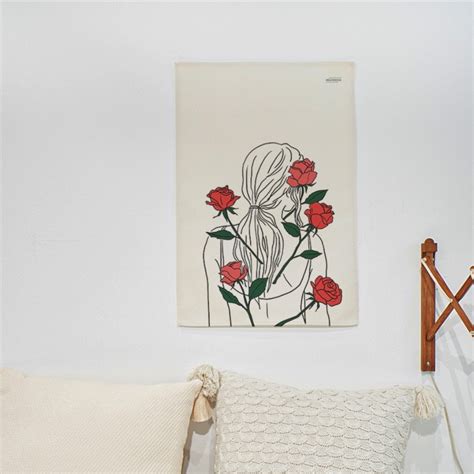 Rose Fabric Poster 3size 4types ローズ ファブリックポスター Tokki Maeul トッキマウル