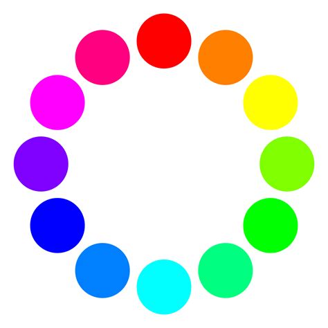 Clipart 12 Color Circles