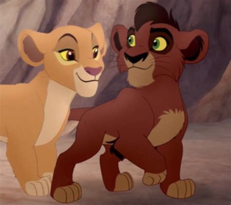Just A Lil Picture Of Kiara Meeting Kovu For The First Time In The Lion Guard Lion King Series