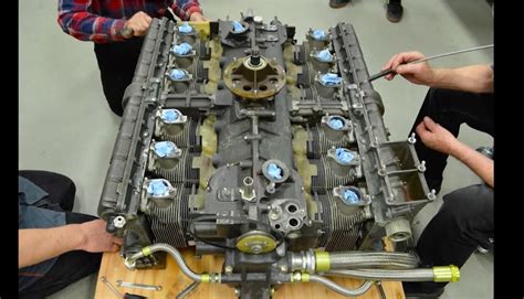 Restoration Of A Porsche 917 Flat 12 Engine Sped Up