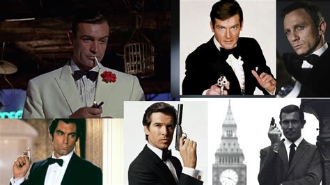 Ranking Of All 6 James Bond Actors Youtube