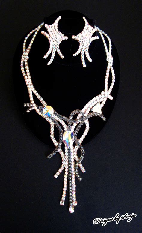 Pin On Ballroom Jewelry Swarovski Crystal Necklaces