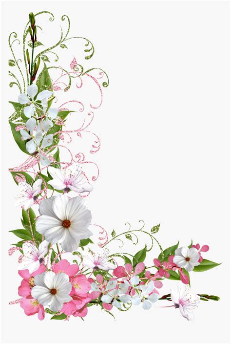 Flower Border Spring Flowers Border Clipart Free Clipart Images Porn Sex Picture