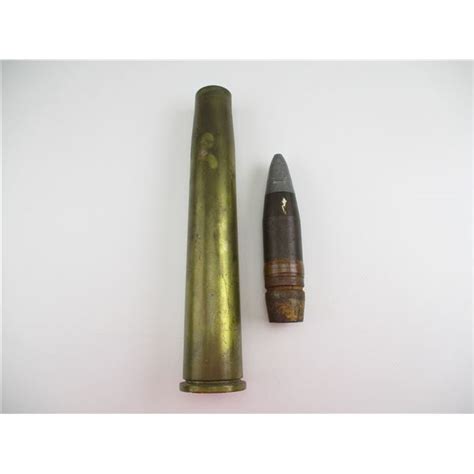 Wwii Inert 40mm Casing And Shell Lot