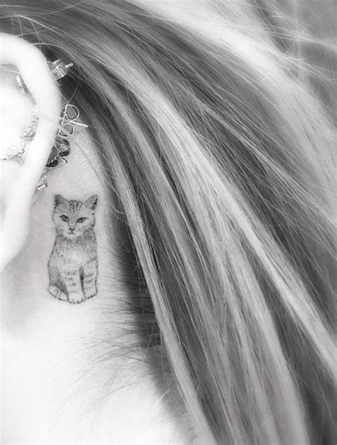 Cat Tattoo Animal Tattoos For Women Animal Tattoos Cat Tattoo Small