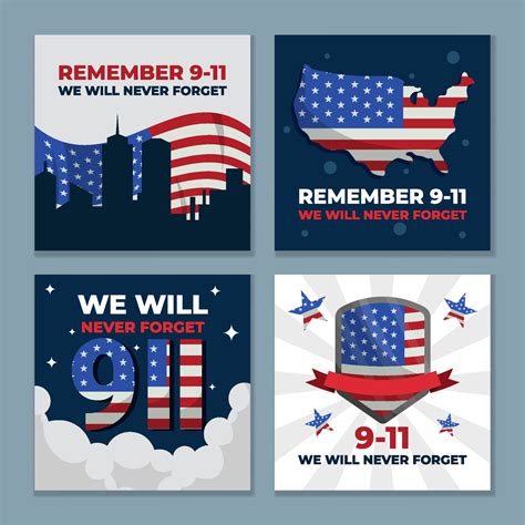 Social Media Post Template Commemorate The September 11 Attacks 8171110