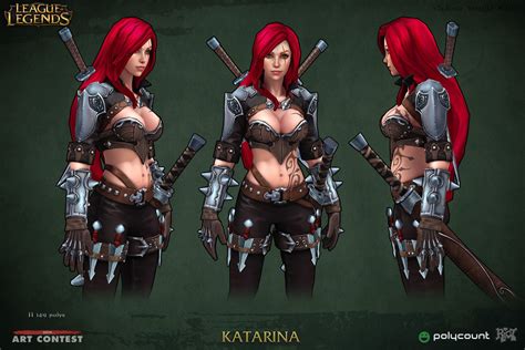 ArtStation League Of Legends Katarina Vladimir Silkin League Of