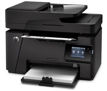 The first page comes at a rate as fast as 9.5 seconds. HP LaserJet Pro MFP M127fw All-in-One Printers - Review ...
