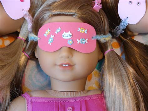 American Girl Doll Play Tutorial Make A Sleep Mask For Your Doll